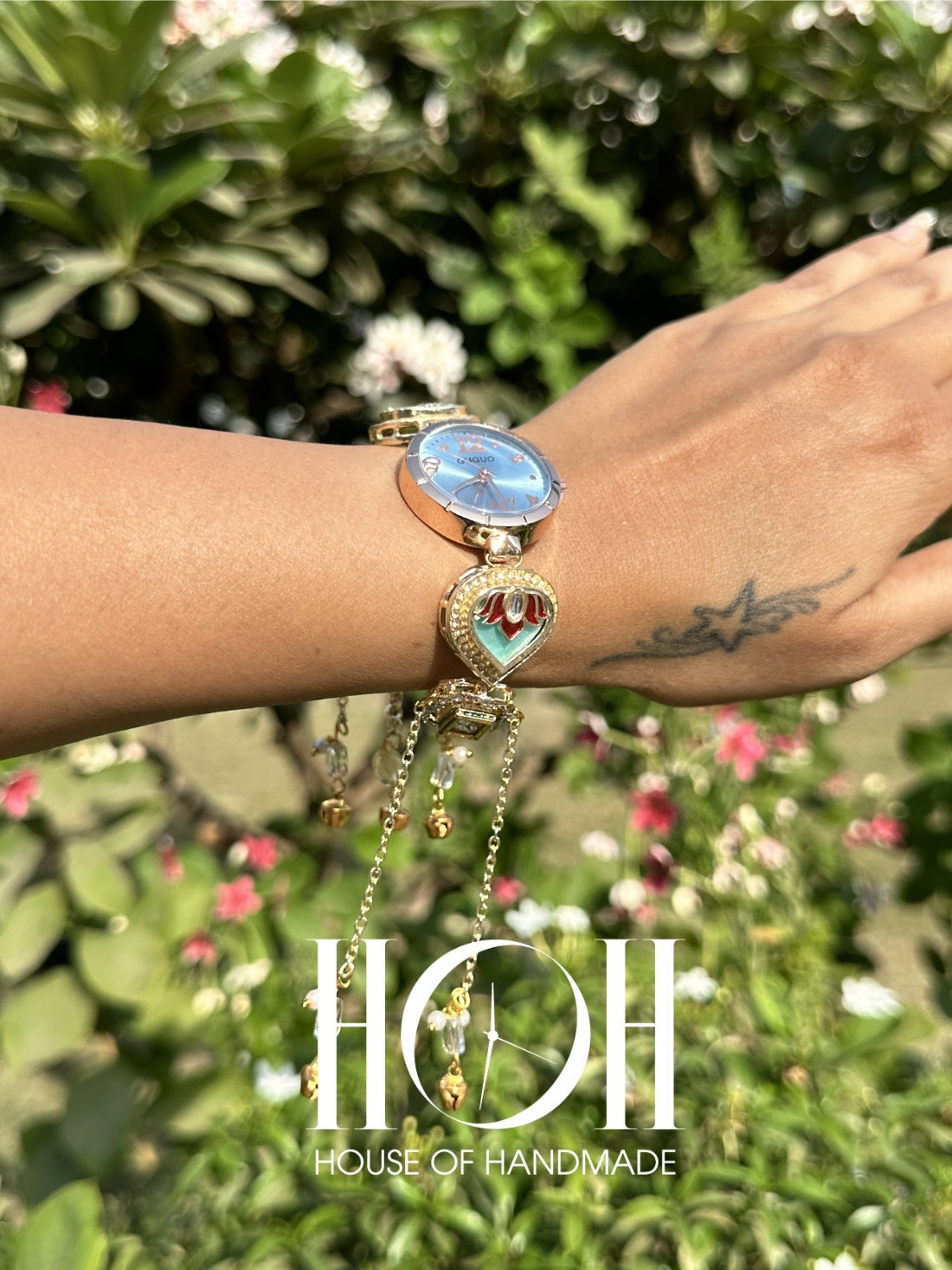 Royal Heart Charm Watch