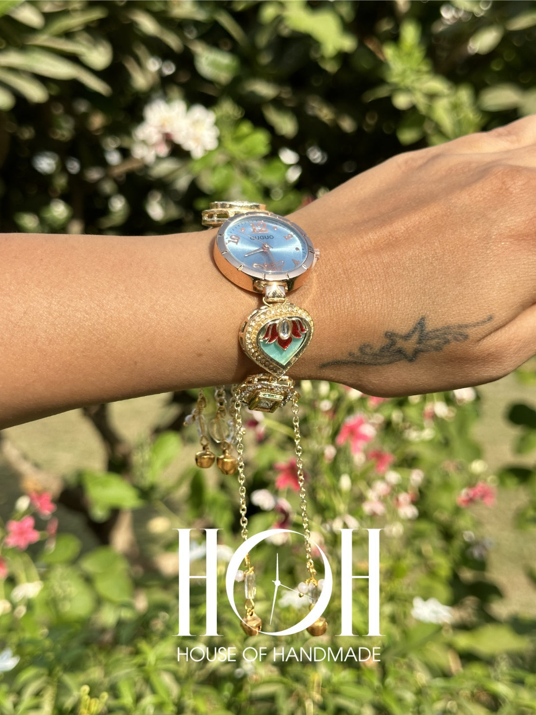Royal Heart Charm Watch