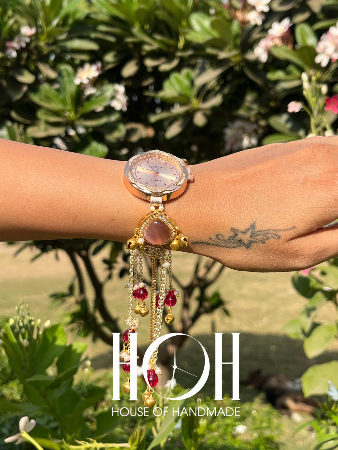 Pink Pearl Luxe Watch