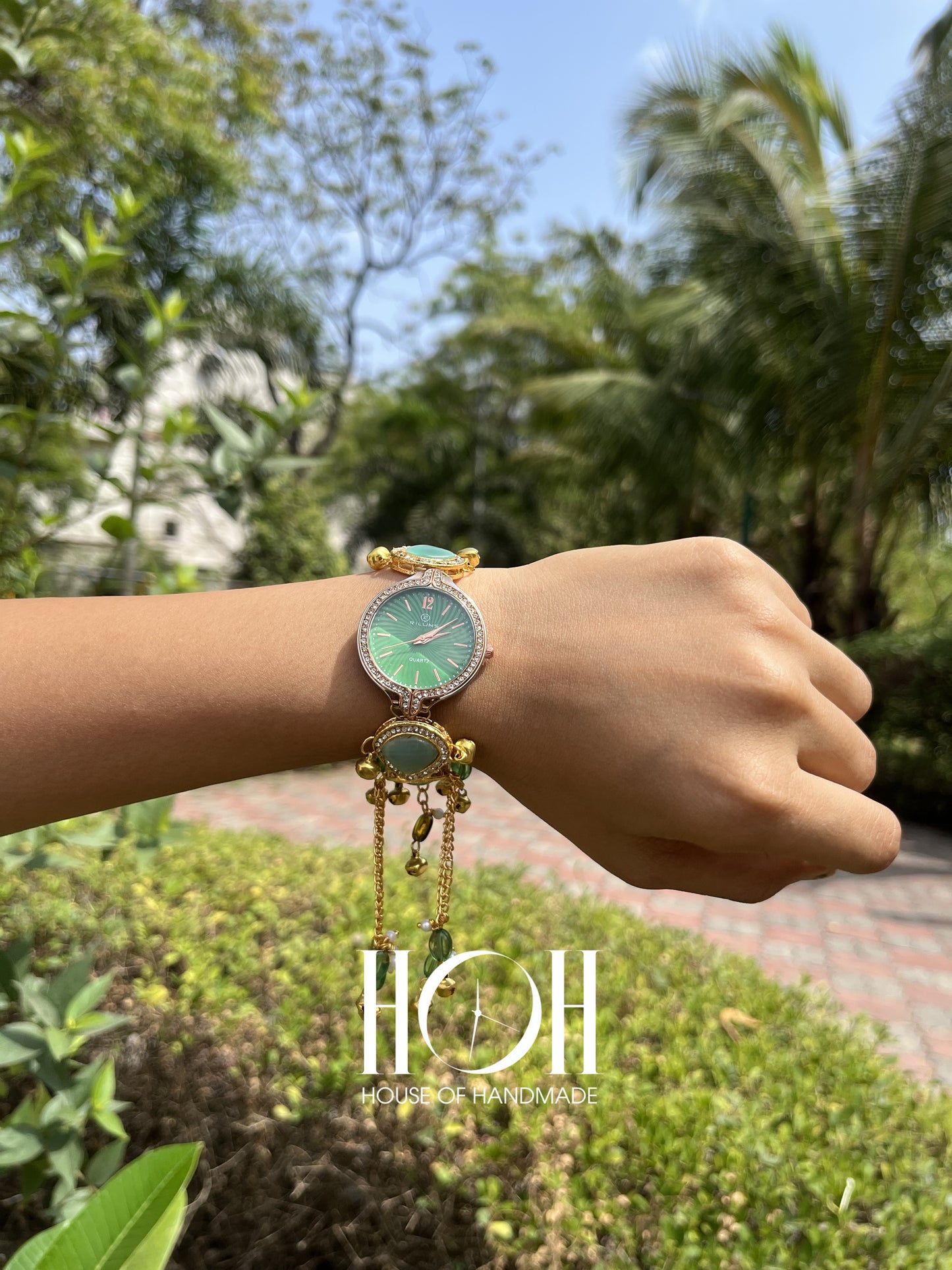 Gold-Tone Bracelet Watch for Women