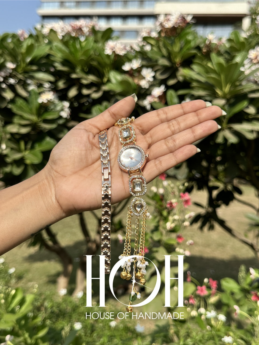 Crystal Cascade Charm Watch