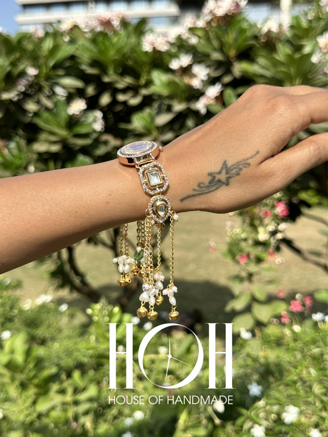 Crystal Cascade Charm Watch